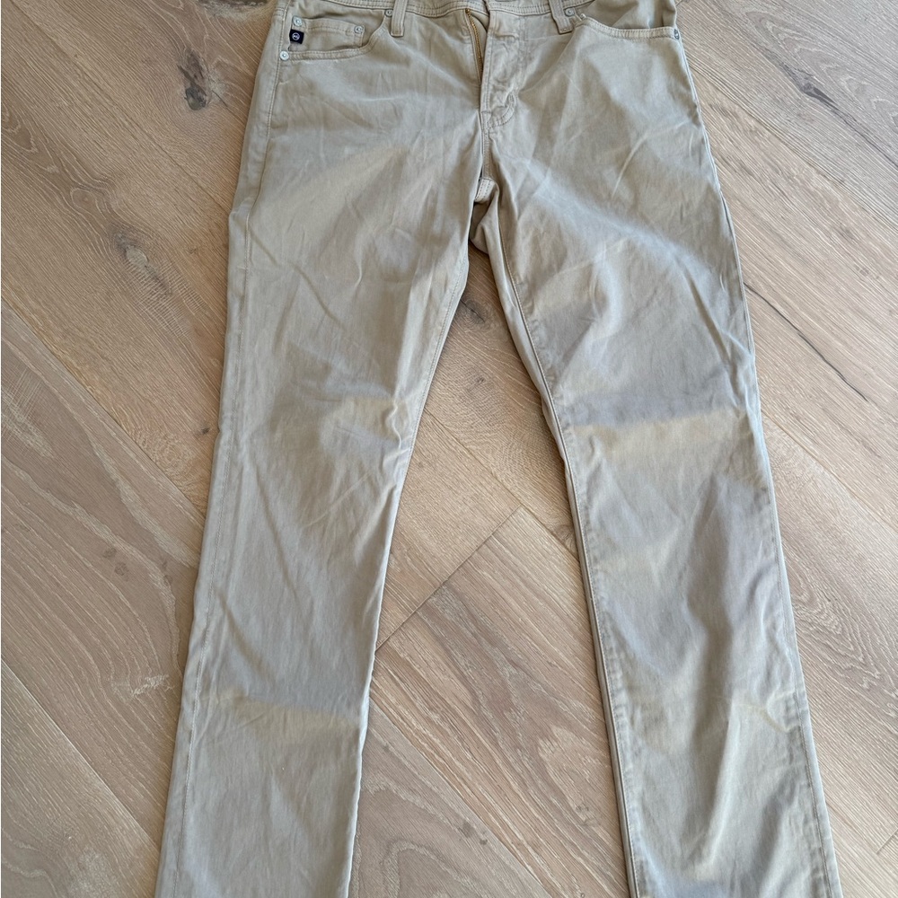 AG Adriano Goldschmied Men's Khaki Chinos